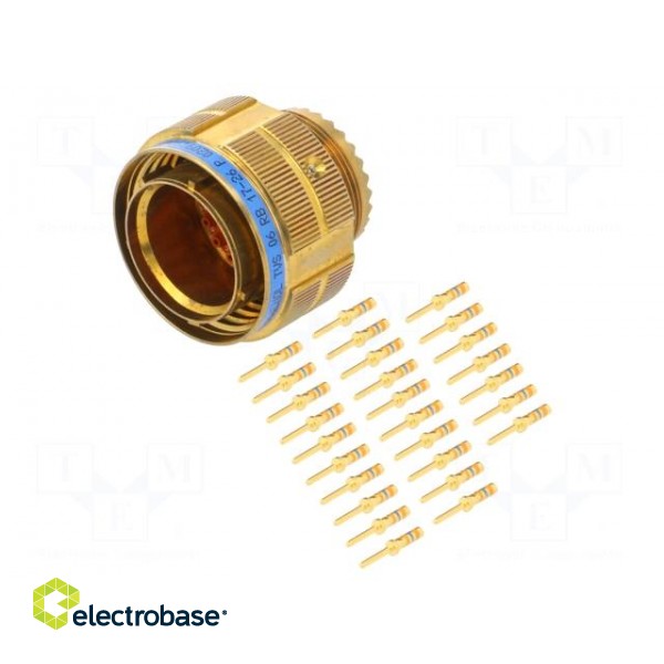 Connector: military | plug | male | PIN: 26 | size 17 | aluminium alloy image 1