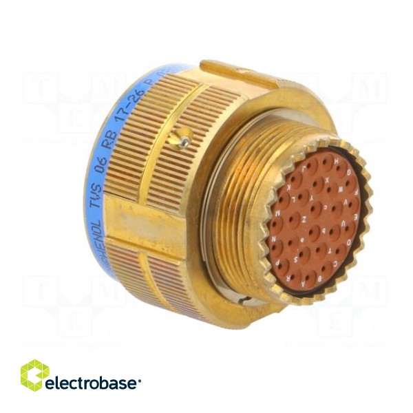Connector: military | plug | male | PIN: 26 | size 17 | aluminium alloy image 4