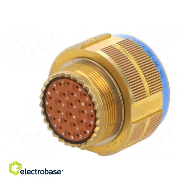 Connector: military | size 17 | Series III TV | olive | plug | male image 6