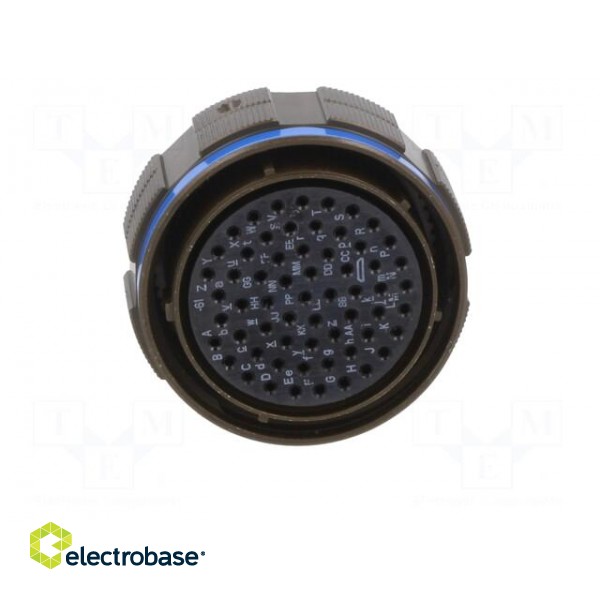 Connector: military | plug | female | PIN: 61 | size 25 | olive | crimped image 9