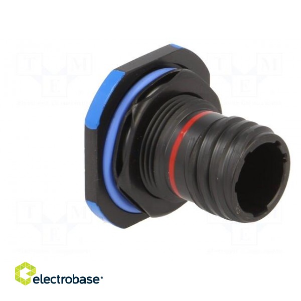 Connector: military | socket | male | PIN: 6 | size 9 | aluminium alloy image 8