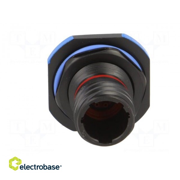 Connector: military | socket | male | PIN: 6 | size 9 | aluminium alloy image 9