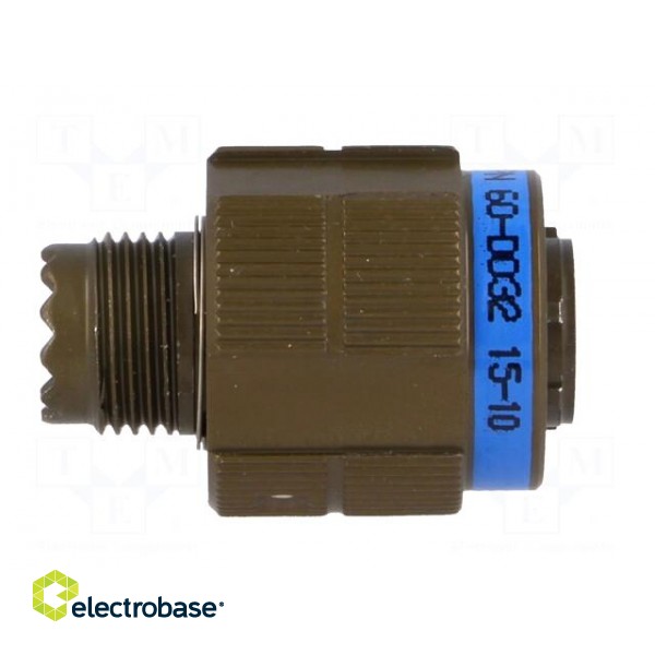 Connector: military | plug | male | PIN: 3 | size 9 | aluminium alloy image 5
