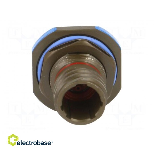 Connector: military | socket | male | PIN: 3 | size 9 | aluminium alloy image 9