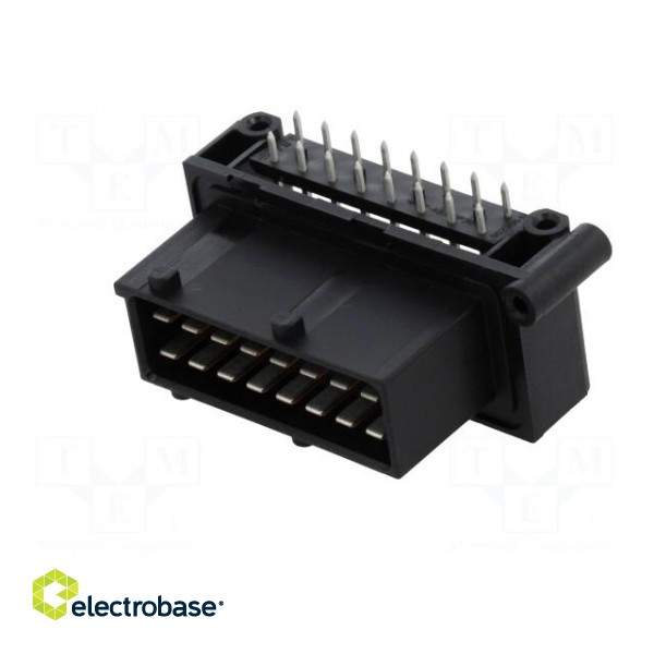 Connector: automotive | JPT | male | socket | on PCBs | PIN: 16 | black image 2