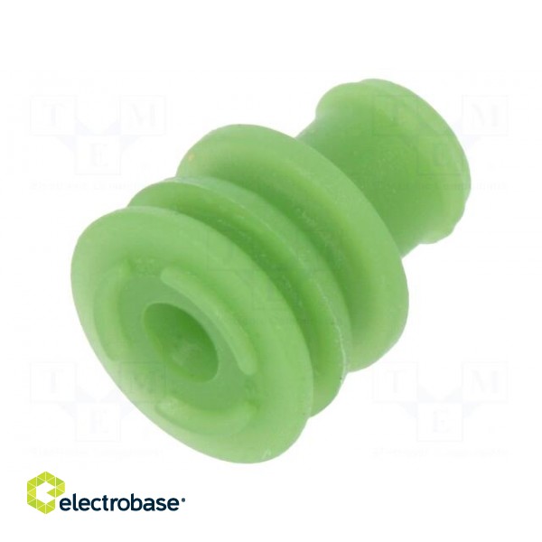 Gasket for wire | Superseal 1.5 | green | Øcable: 1.4÷1.7mm image 2