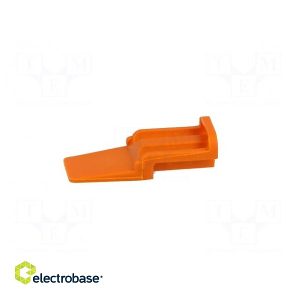 Accessories: secondary lock | DTM | female | PIN: 2 | orange | DTM06-2S image 3
