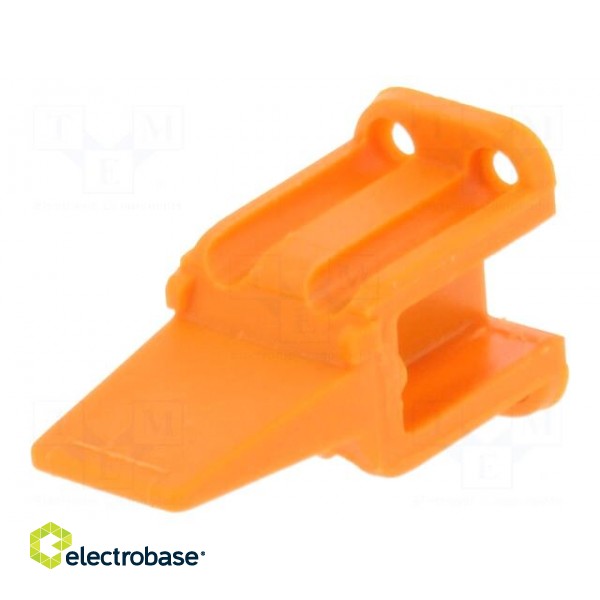 Accessories: secondary lock | DTM | female | PIN: 4 | orange image 1