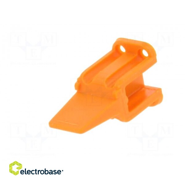 Accessories: secondary lock | DTM | female | PIN: 4 | orange image 2