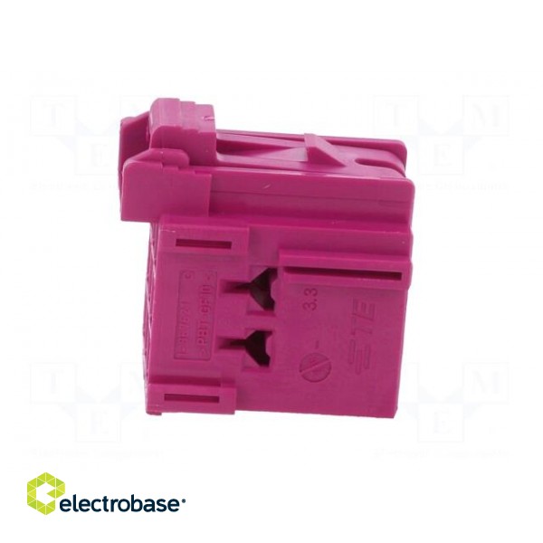 Connector: automotive | JPT | female | plug | for cable | PIN: 9 | violet image 7