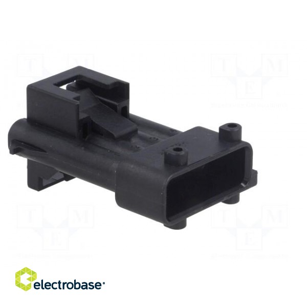 Connector: automotive | JPT | male | plug | for cable | PIN: 4 | black image 8