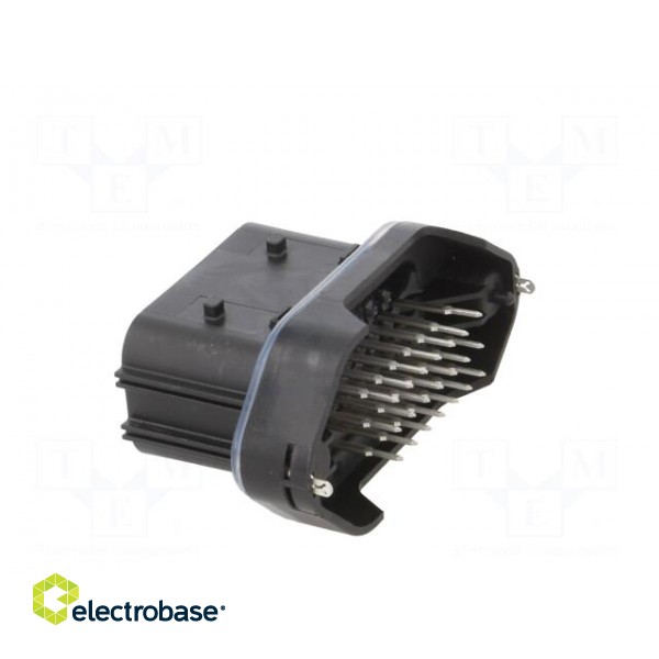 Connector: automotive | LEAVYSEAL | male | socket | PIN: 21 | black | THT image 4