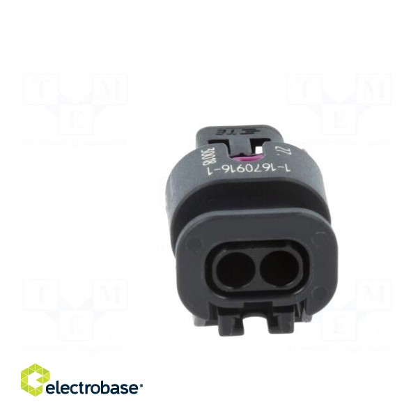 Connector: automotive | MCON 1.2 | plug | female | PIN: 2 | IP69K | black фото 5