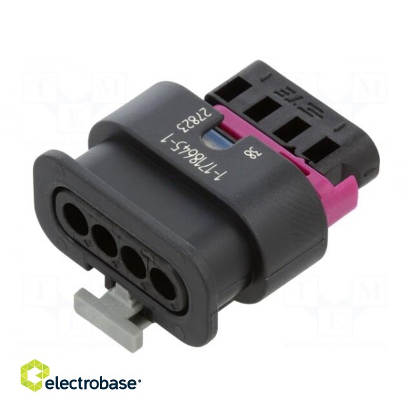 Connector: automotive | MCON 1.2 | female | plug | for cable | PIN: 4 paveikslėlis 2