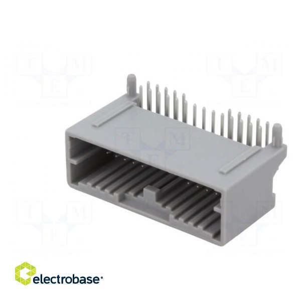 Connector: automotive | Mini50 | socket | male | PIN: 24 | tinned | THT image 2