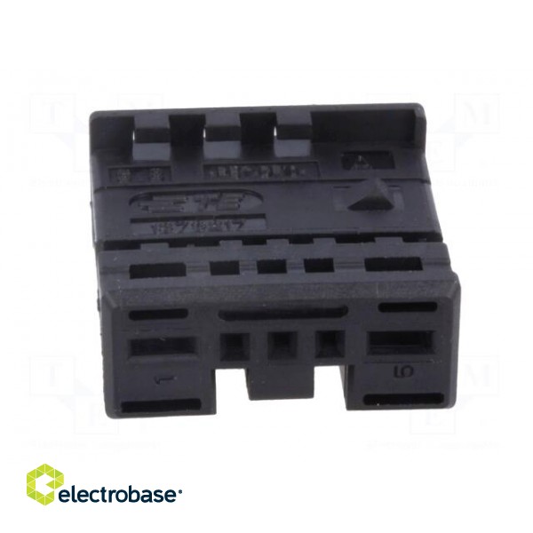 Connector: automotive | MPQ,MQS | female | plug | for cable | black image 9