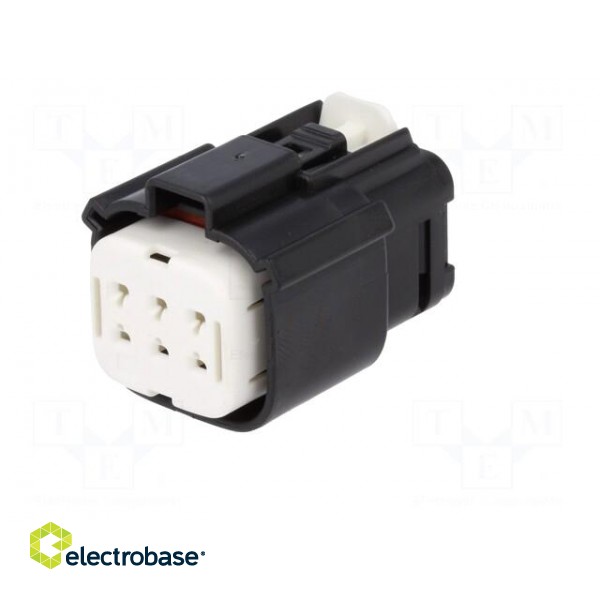 Connector: automotive | MX150L | female | plug | for cable | PIN: 6 | IP67 paveikslėlis 2