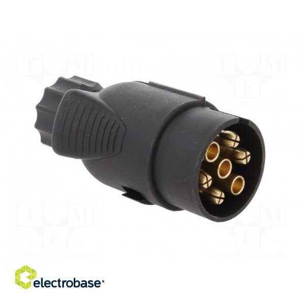 Connector: automotive | plug | for cable | PIN: 7 | screw terminal image 8