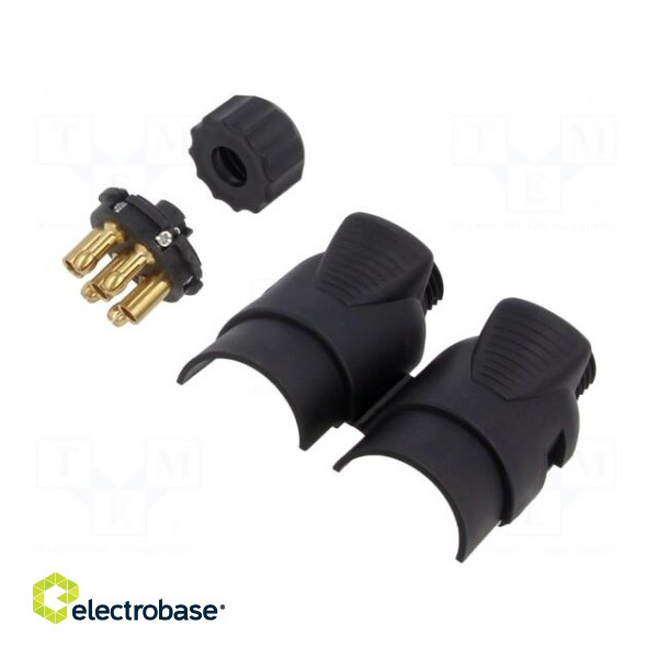 Connector: automotive | plug | for cable | PIN: 7 | screw terminal