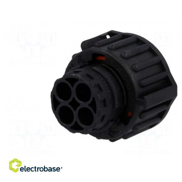 Connector: circular | 2.5mm System | female | plug | for cable | PIN: 4 image 6