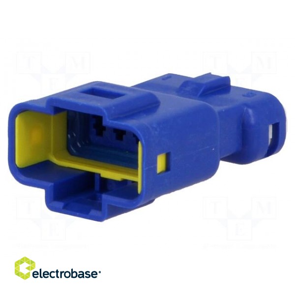 Connector: wire-wire | 560 | plug | male | IP67 | Locking: latch | blue image 1