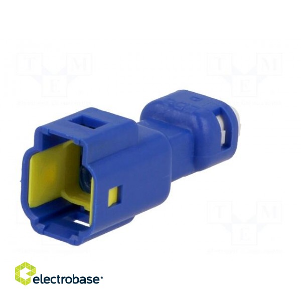 Connector: wire-wire | 560,E-Seal | male | plug | for cable | blue | IP67 paveikslėlis 2