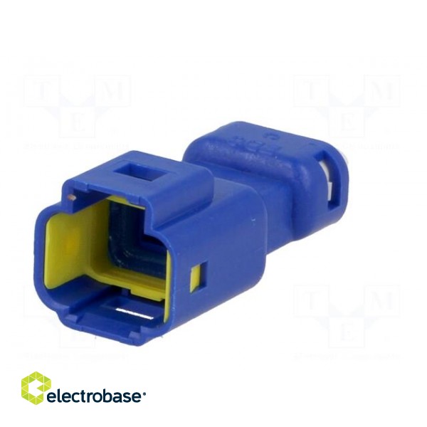 Connector: wire-wire | 560,E-Seal | male | plug | for cable | blue | IP67 paveikslėlis 2