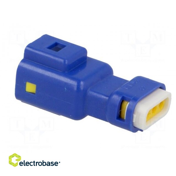 Connector: wire-wire | 560,E-Seal | male | plug | for cable | blue | IP67 paveikslėlis 4