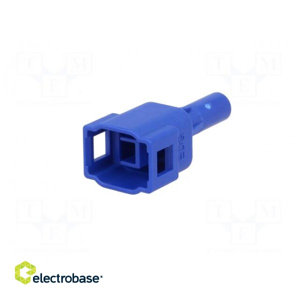 Connector: wire-wire | 570,E-Seal | plug | male | PIN: 1 | IP67 | blue image 2