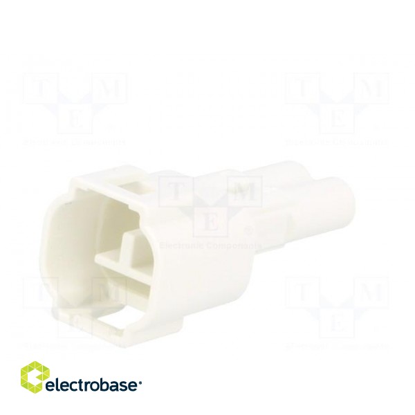 Connector: wire-wire | 570,E-Seal | plug | male | PIN: 2 | IP67 | white image 2