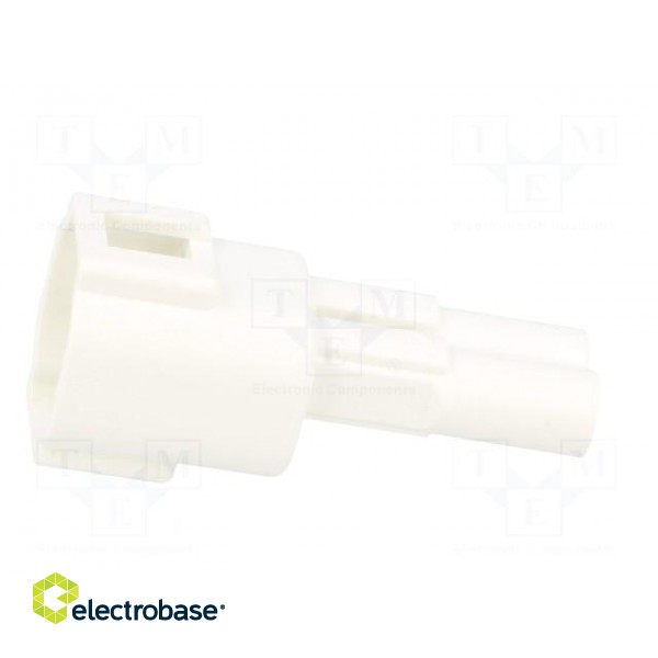 Connector: wire-wire | 570,E-Seal | plug | male | PIN: 2 | IP67 | white image 3