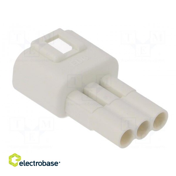 Connector: wire-wire | 570,E-Seal | plug | male | PIN: 3 | IP67 | white image 4