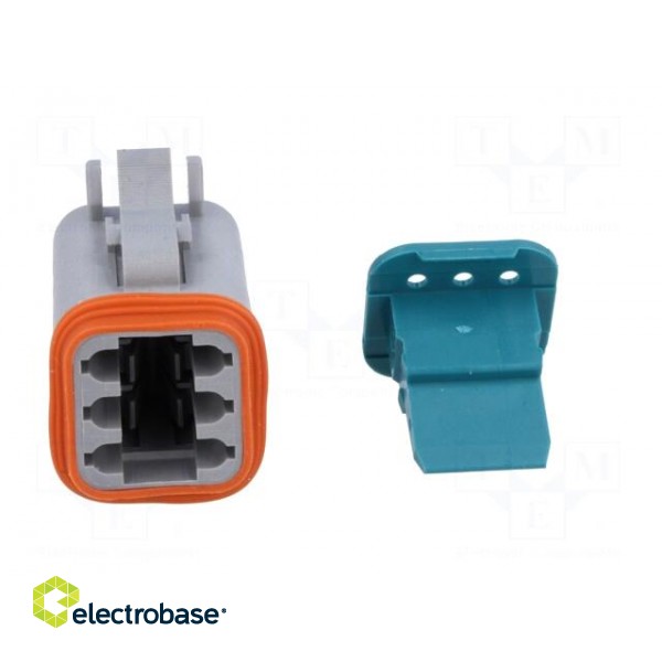 Connector: wire-wire | AT | plug | female | Size: 16 | 20AWG÷16AWG | PIN: 6 фото 9