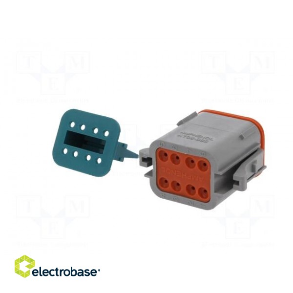 Connector: wire-wire | AT | female | plug | for cable | PIN: 8 | crimped image 6