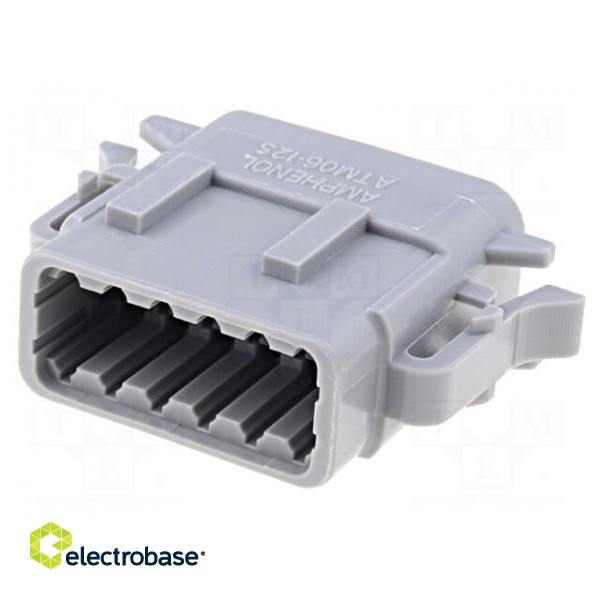 Connector: wire-wire | ATM | plug | female | PIN: 12 | IP67 | for cable