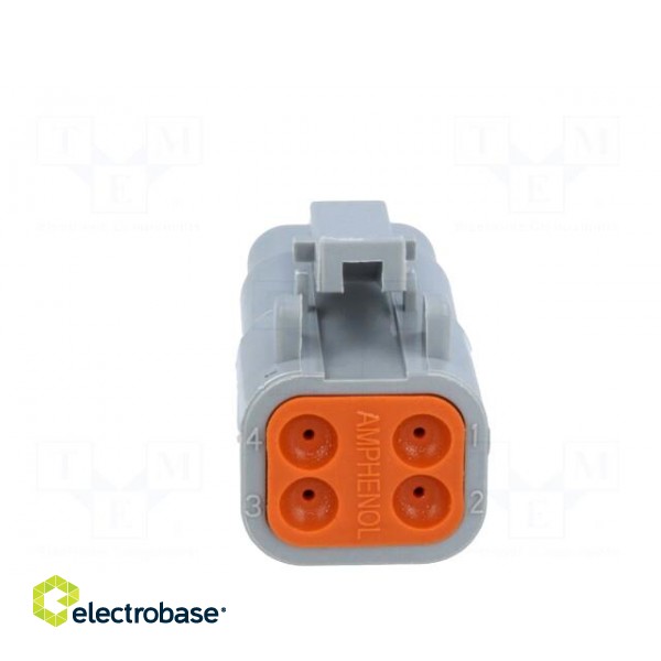 Connector: wire-wire | ATM | female | plug | for cable | PIN: 4 | crimped image 5