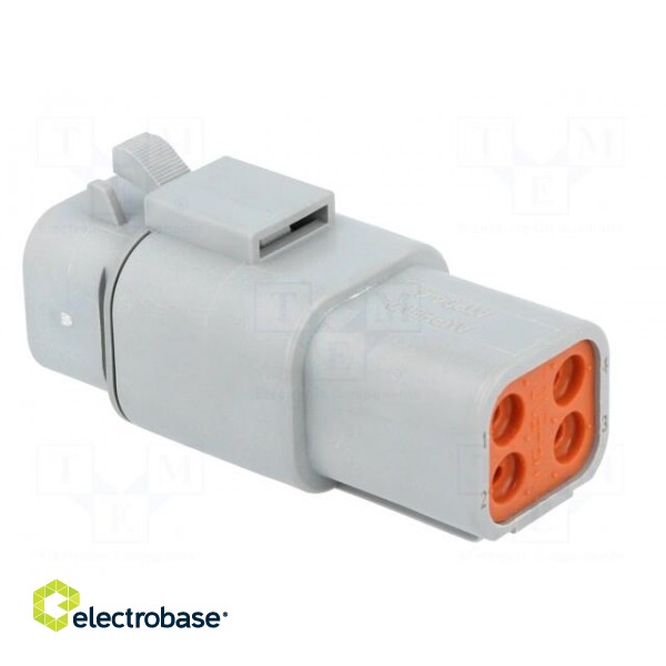 Connector: wire-wire | ATP | plug | male + female | Size: 12 | PIN: 4 фото 8