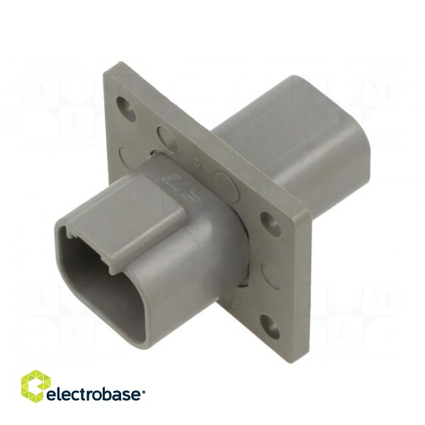 Connector: wire-wire | DT | male | socket | PIN: 4 | Type: w/o contacts image 1
