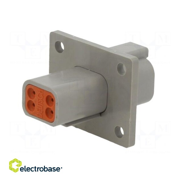 Connector: wire-wire | DT | male | socket | PIN: 4 | Type: w/o contacts фото 6