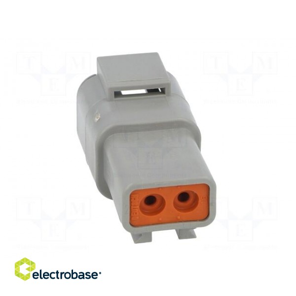 Connector: wire-wire | DTP | male | plug | for cable | PIN: 2 | crimped paveikslėlis 5