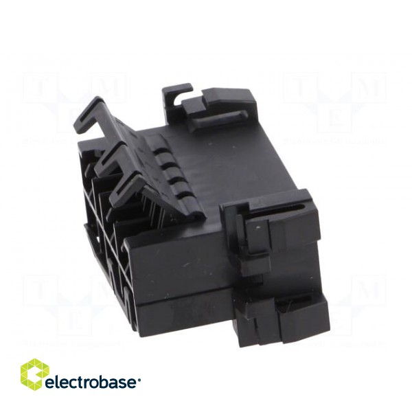 Connector: wire-wire | JPT | male | plug | for cable | PIN: 14 | black image 7