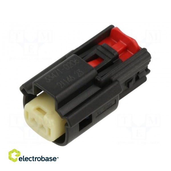 Connector: wire-wire | MX150 | female | plug | for cable | PIN: 2 | 3.5mm image 1