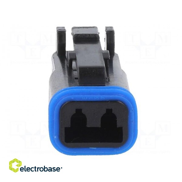 Connector: wire-wire | PX0 | female | plug | for cable | PIN: 2 | black фото 9