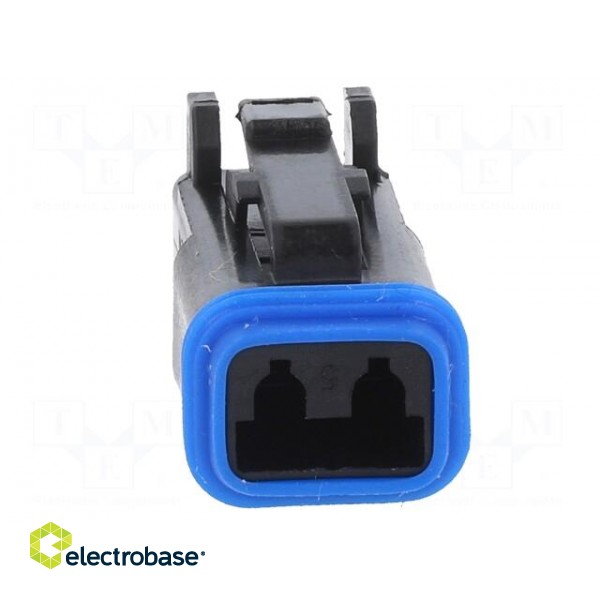 Connector: wire-wire | PX0 | female | plug | for cable | PIN: 2 | black image 9