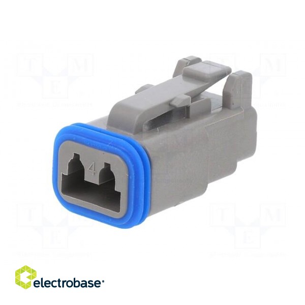 Connector: wire-wire | PX0 | female | plug | for cable | PIN: 2 | grey фото 2