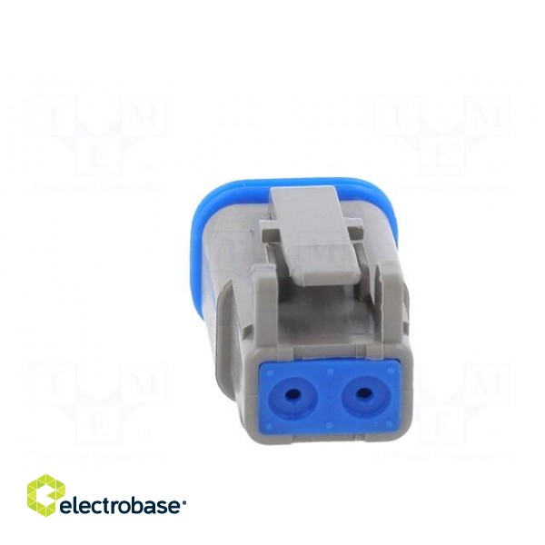 Connector: wire-wire | PX0 | female | plug | for cable | PIN: 2 | grey фото 5
