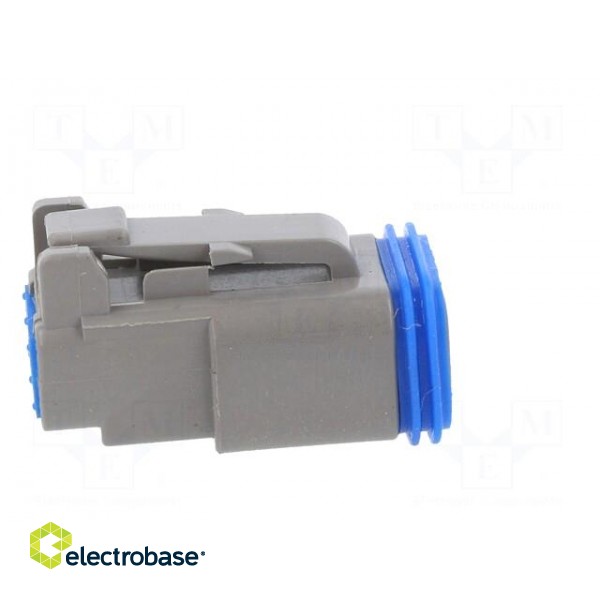 Connector: wire-wire | PX0 | female | plug | for cable | PIN: 2 | grey paveikslėlis 7