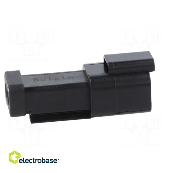 Connector: wire-wire | PX0 | male | plug | for cable | PIN: 2 | black | IP68 фото 7