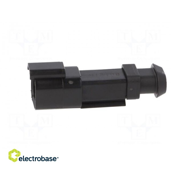 Connector: wire-wire | PX0 | male | plug | for cable | PIN: 2 | black | IP68 image 3