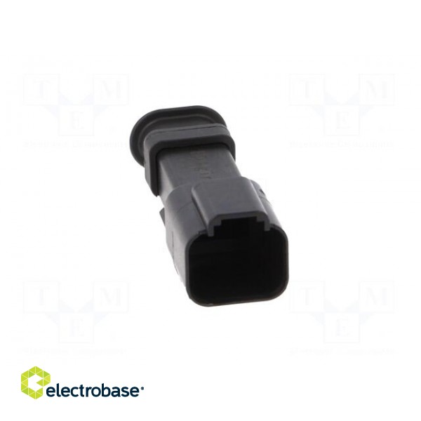 Connector: wire-wire | PX0 | male | plug | for cable | PIN: 2 | black | IP68 image 9